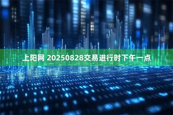 上阳网 20250828交易进行时下午一点
